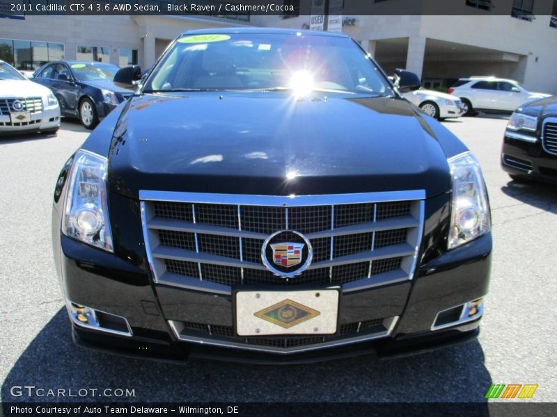 Black Raven / Cashmere/Cocoa 2011 Cadillac CTS 4 3.6 AWD Sedan