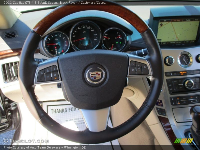 Black Raven / Cashmere/Cocoa 2011 Cadillac CTS 4 3.6 AWD Sedan