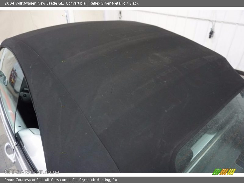 Reflex Silver Metallic / Black 2004 Volkswagen New Beetle GLS Convertible