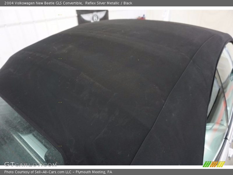 Reflex Silver Metallic / Black 2004 Volkswagen New Beetle GLS Convertible