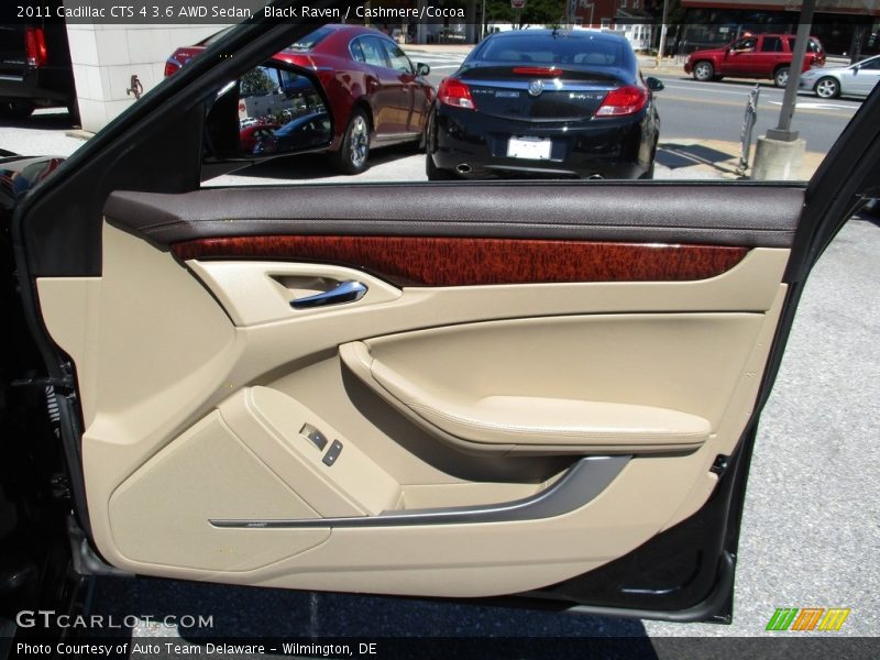 Black Raven / Cashmere/Cocoa 2011 Cadillac CTS 4 3.6 AWD Sedan