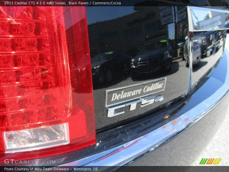 Black Raven / Cashmere/Cocoa 2011 Cadillac CTS 4 3.6 AWD Sedan
