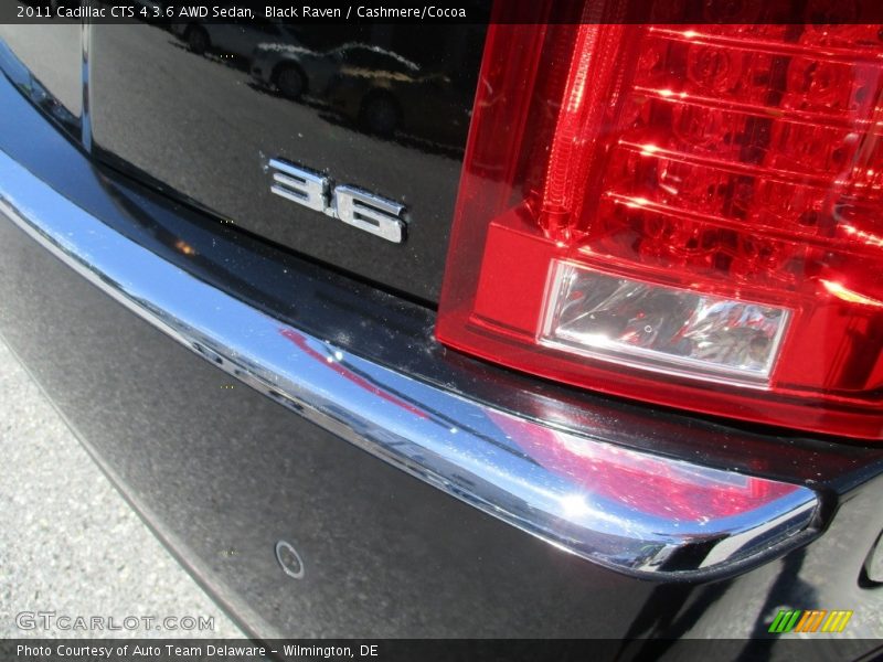 Black Raven / Cashmere/Cocoa 2011 Cadillac CTS 4 3.6 AWD Sedan