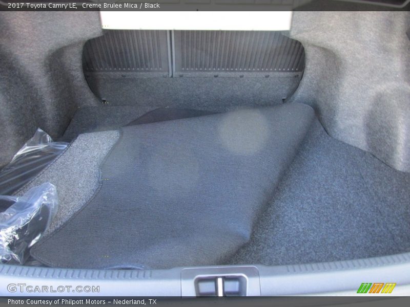 Creme Brulee Mica / Black 2017 Toyota Camry LE