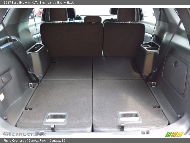 Blue Jeans / Ebony Black 2017 Ford Explorer XLT