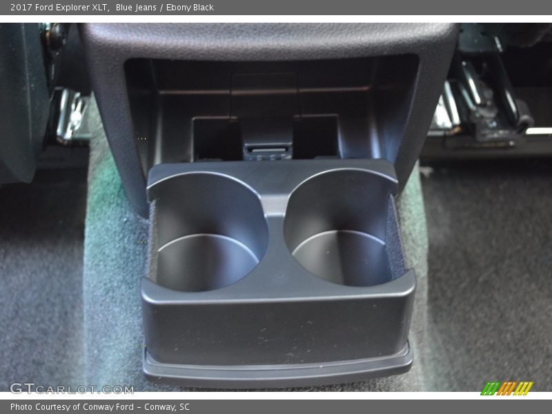 Blue Jeans / Ebony Black 2017 Ford Explorer XLT