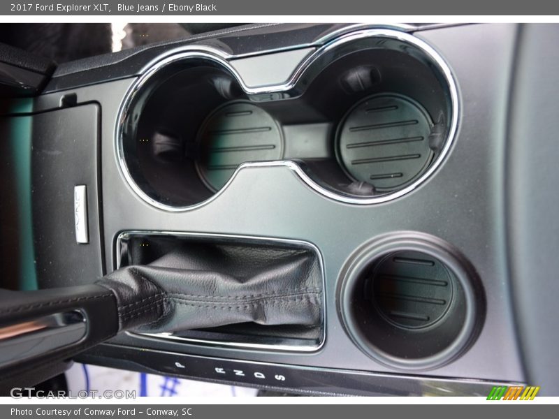 Blue Jeans / Ebony Black 2017 Ford Explorer XLT