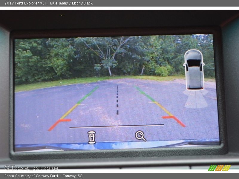 Blue Jeans / Ebony Black 2017 Ford Explorer XLT