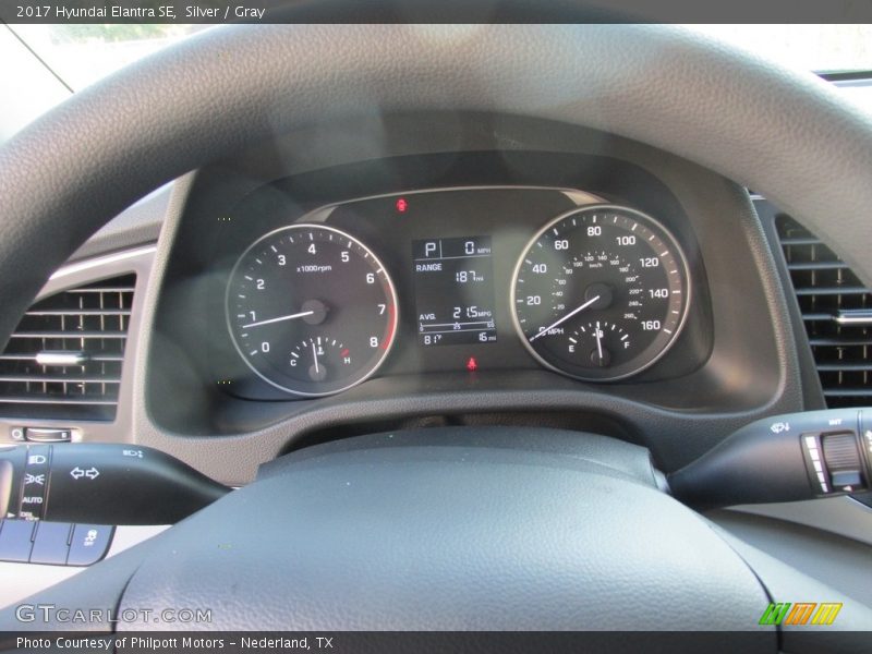 Silver / Gray 2017 Hyundai Elantra SE