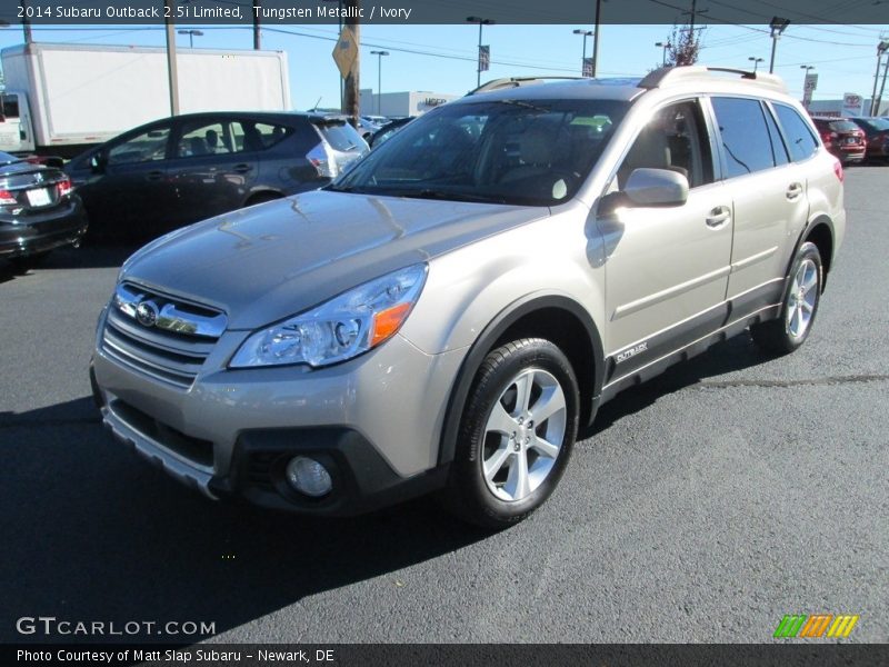 Tungsten Metallic / Ivory 2014 Subaru Outback 2.5i Limited