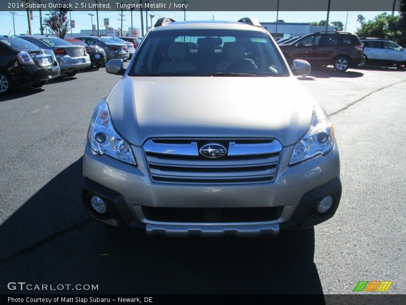 Tungsten Metallic / Ivory 2014 Subaru Outback 2.5i Limited