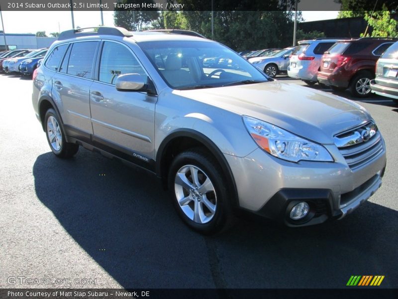 Tungsten Metallic / Ivory 2014 Subaru Outback 2.5i Limited