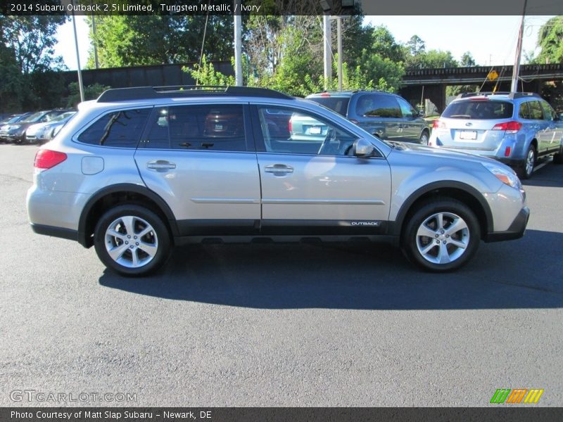 Tungsten Metallic / Ivory 2014 Subaru Outback 2.5i Limited