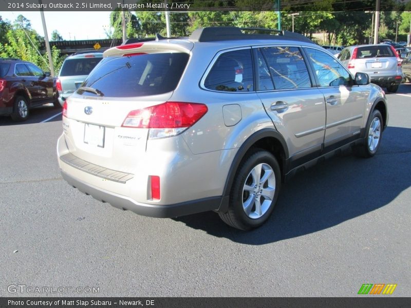 Tungsten Metallic / Ivory 2014 Subaru Outback 2.5i Limited