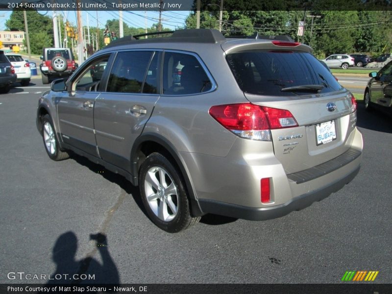 Tungsten Metallic / Ivory 2014 Subaru Outback 2.5i Limited