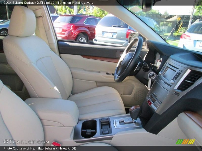 Tungsten Metallic / Ivory 2014 Subaru Outback 2.5i Limited