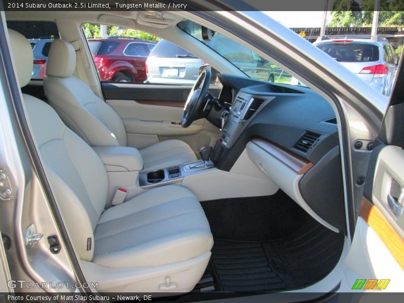 Tungsten Metallic / Ivory 2014 Subaru Outback 2.5i Limited