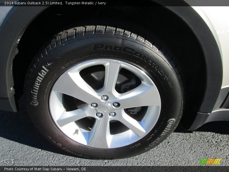 Tungsten Metallic / Ivory 2014 Subaru Outback 2.5i Limited
