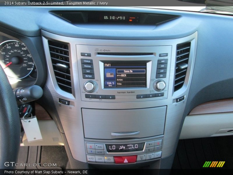 Tungsten Metallic / Ivory 2014 Subaru Outback 2.5i Limited