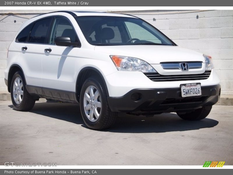 Taffeta White / Gray 2007 Honda CR-V EX 4WD