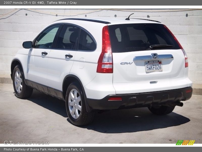 Taffeta White / Gray 2007 Honda CR-V EX 4WD