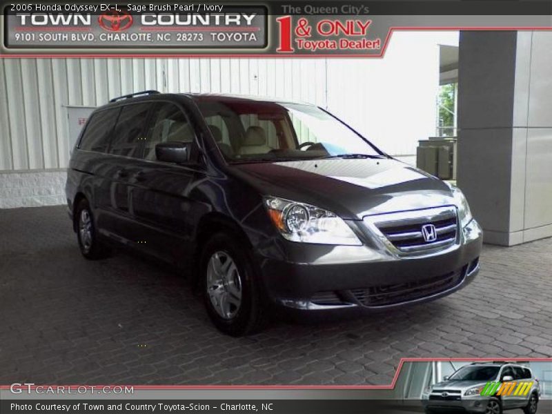 Sage Brush Pearl / Ivory 2006 Honda Odyssey EX-L
