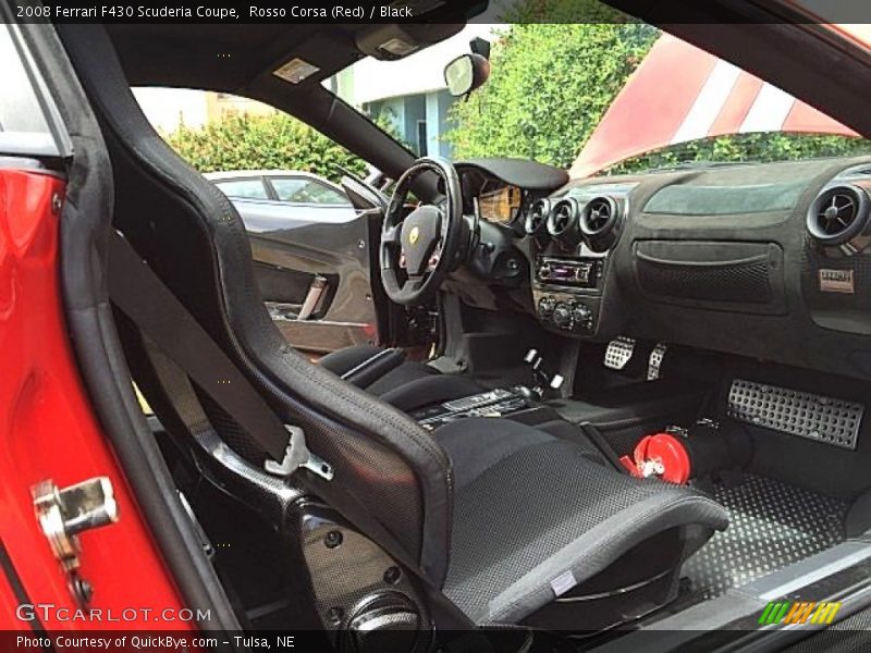  2008 F430 Scuderia Coupe Black Interior