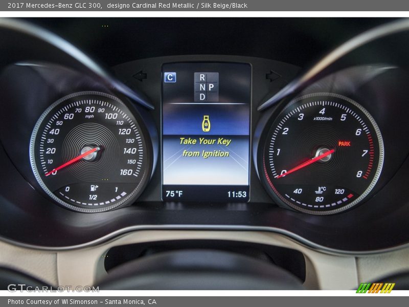designo Cardinal Red Metallic / Silk Beige/Black 2017 Mercedes-Benz GLC 300