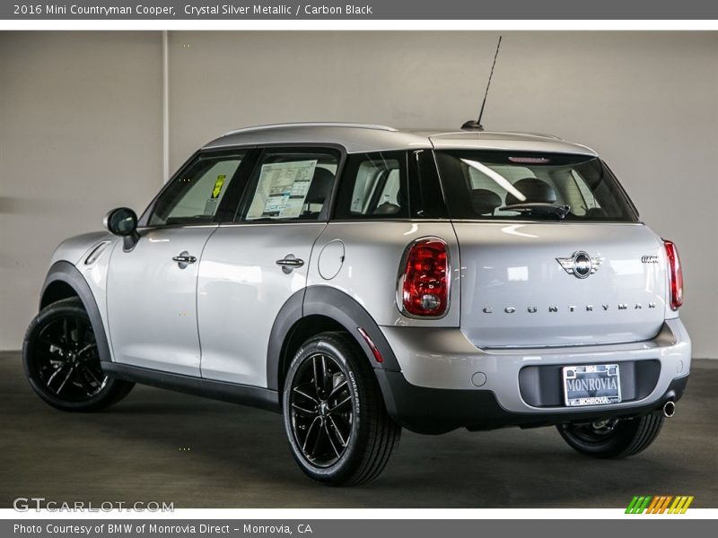 Crystal Silver Metallic / Carbon Black 2016 Mini Countryman Cooper
