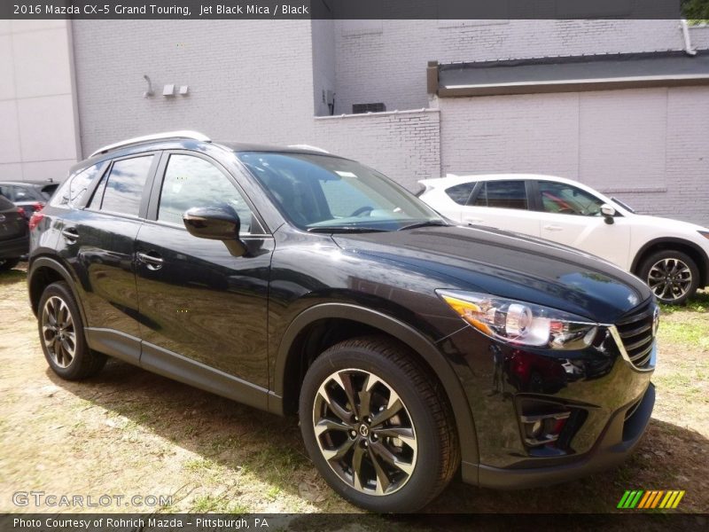 Jet Black Mica / Black 2016 Mazda CX-5 Grand Touring
