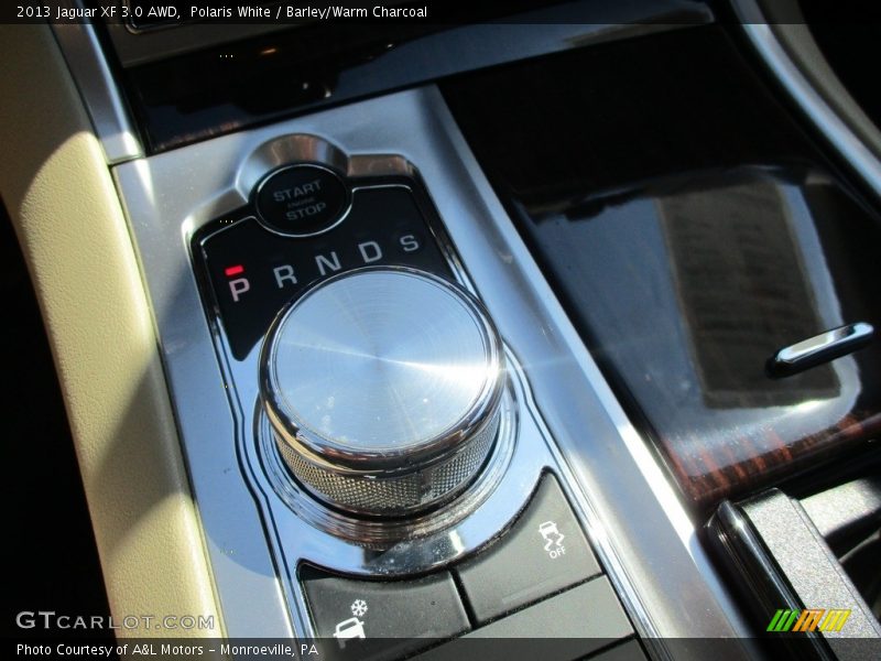 Polaris White / Barley/Warm Charcoal 2013 Jaguar XF 3.0 AWD