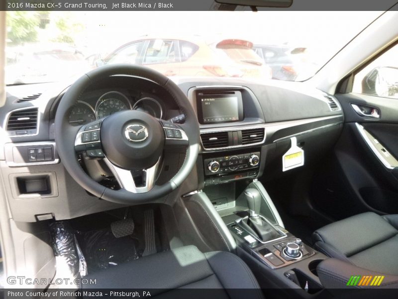 Jet Black Mica / Black 2016 Mazda CX-5 Grand Touring