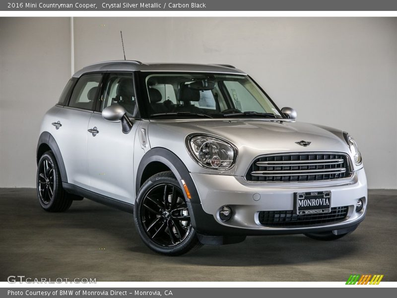 Crystal Silver Metallic / Carbon Black 2016 Mini Countryman Cooper