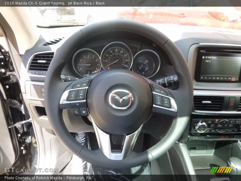 Jet Black Mica / Black 2016 Mazda CX-5 Grand Touring