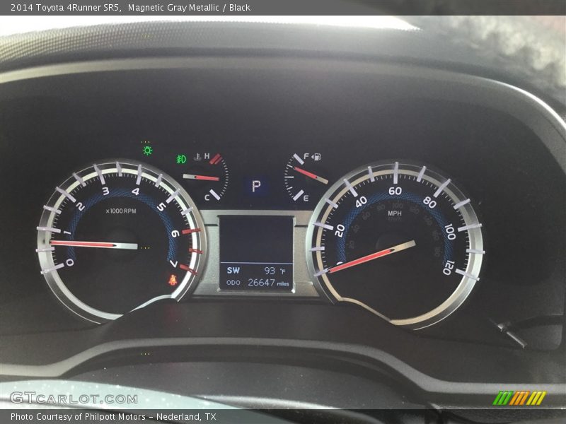 Magnetic Gray Metallic / Black 2014 Toyota 4Runner SR5