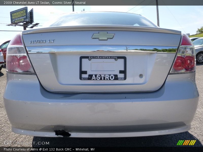 Cosmic Silver / Neutral 2009 Chevrolet Aveo LT Sedan