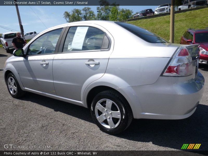 Cosmic Silver / Neutral 2009 Chevrolet Aveo LT Sedan