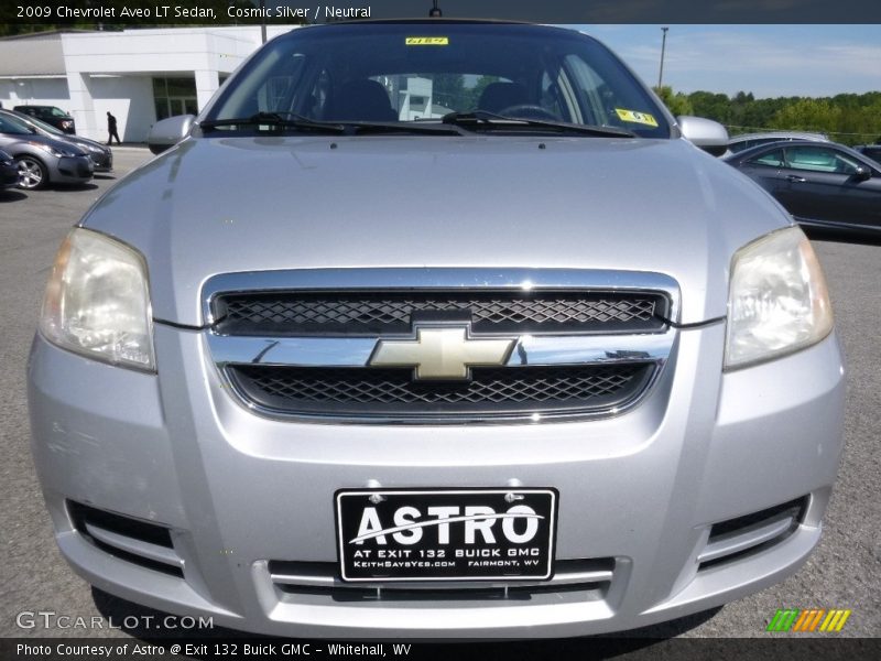 Cosmic Silver / Neutral 2009 Chevrolet Aveo LT Sedan