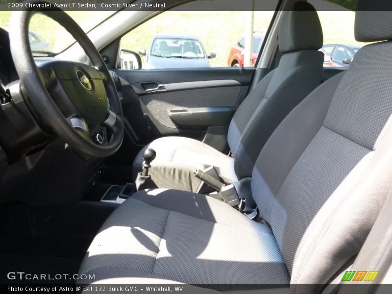 Cosmic Silver / Neutral 2009 Chevrolet Aveo LT Sedan