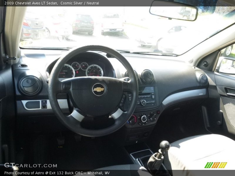 Cosmic Silver / Neutral 2009 Chevrolet Aveo LT Sedan