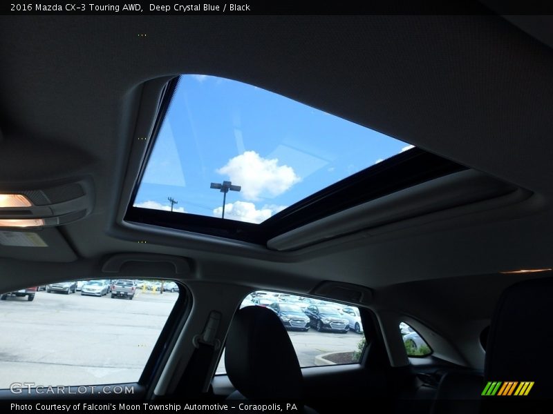 Deep Crystal Blue / Black 2016 Mazda CX-3 Touring AWD