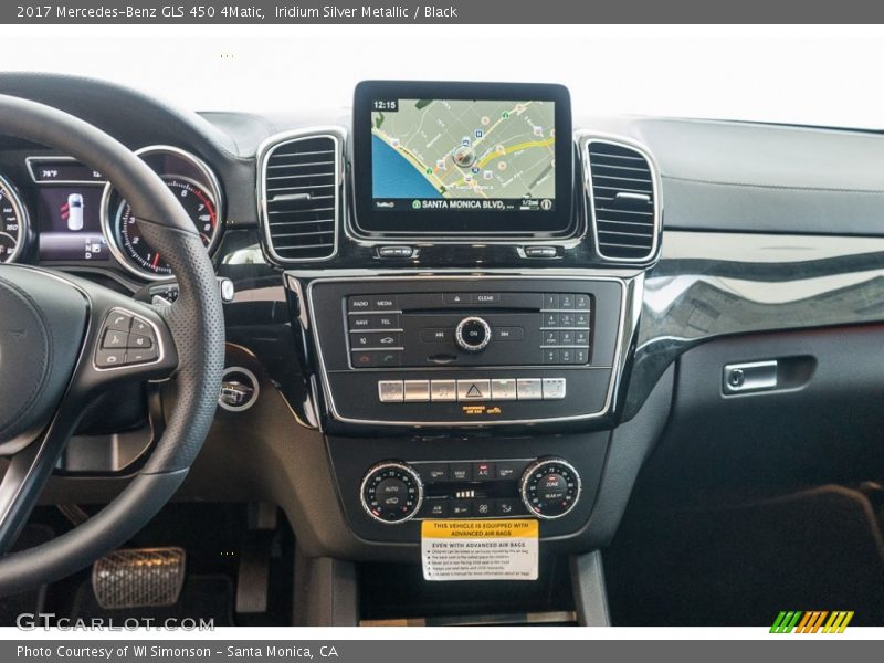 Iridium Silver Metallic / Black 2017 Mercedes-Benz GLS 450 4Matic
