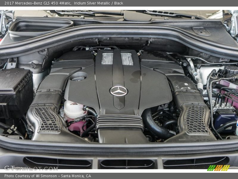 Iridium Silver Metallic / Black 2017 Mercedes-Benz GLS 450 4Matic