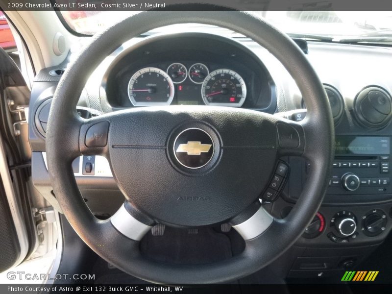 Cosmic Silver / Neutral 2009 Chevrolet Aveo LT Sedan