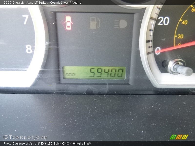 Cosmic Silver / Neutral 2009 Chevrolet Aveo LT Sedan