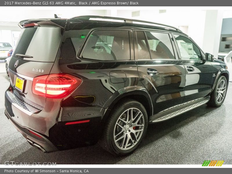 Black / AMG Espresso Brown/ Black 2017 Mercedes-Benz GLS 63 AMG 4Matic