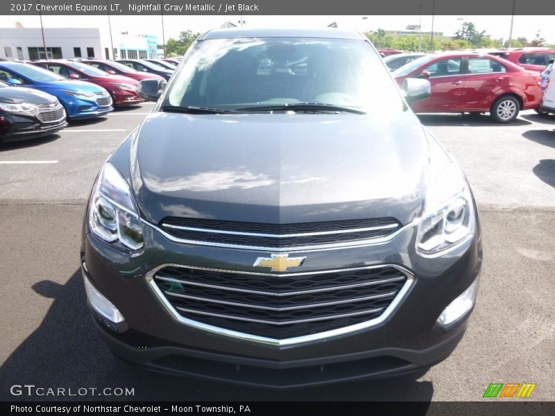 Nightfall Gray Metallic / Jet Black 2017 Chevrolet Equinox LT