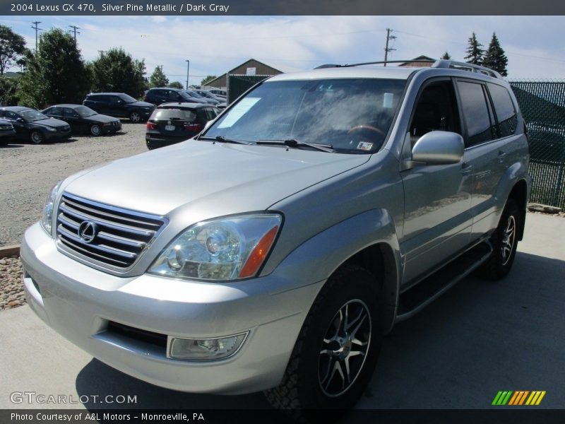 Silver Pine Metallic / Dark Gray 2004 Lexus GX 470