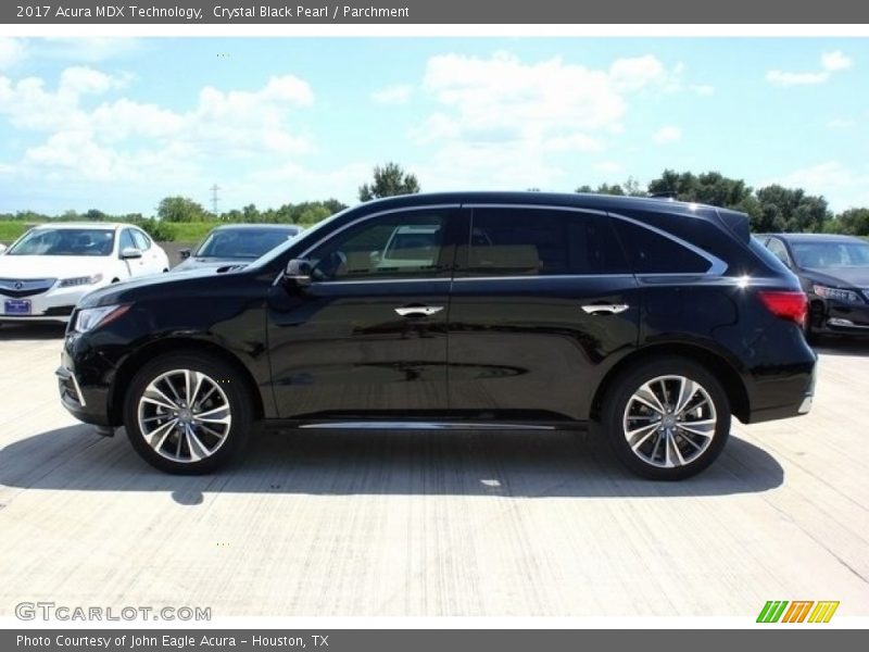 Crystal Black Pearl / Parchment 2017 Acura MDX Technology