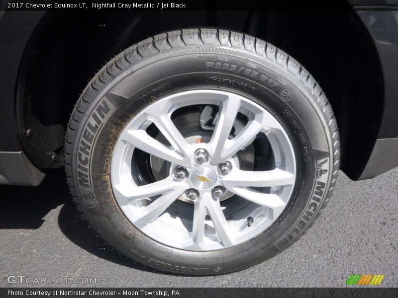 Nightfall Gray Metallic / Jet Black 2017 Chevrolet Equinox LT